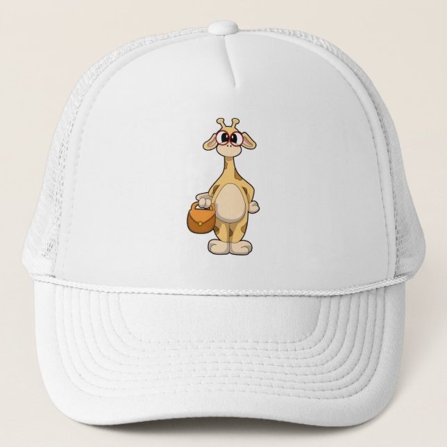 Gorra De Camionero Giraffe con gafas y bolsa (Anverso)