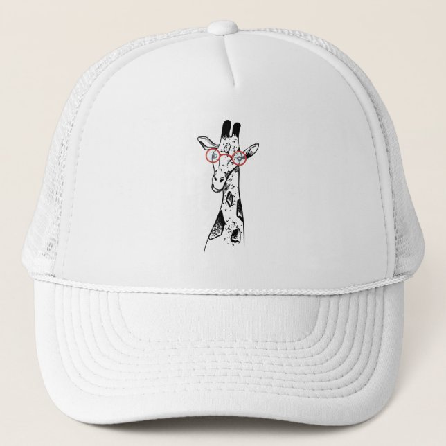 Gorra De Camionero Giraffe Con Vidrios (Anverso)
