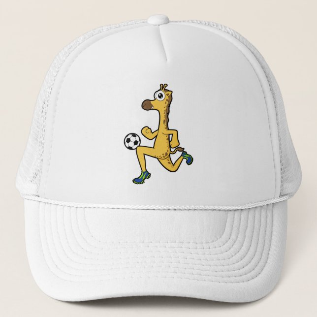 Gorra De Camionero Giraffe en deportes de fútbol (Anverso)