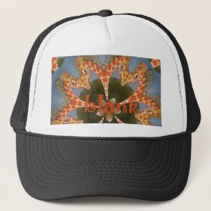 Gorra De Camionero Giraffe Resumen de arte Imprimir