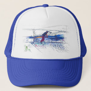Gorra De Camionero Girando la plataforma - Patinete de trucos