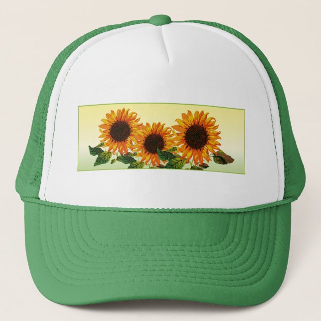 Gorra De Camionero Girasol (Anverso)