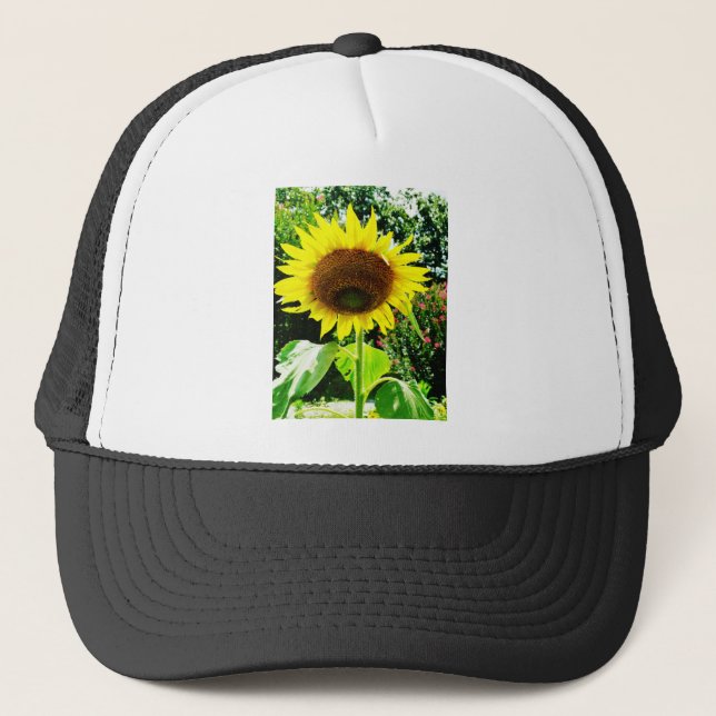 Gorra De Camionero Girasol amarillo grande (Anverso)
