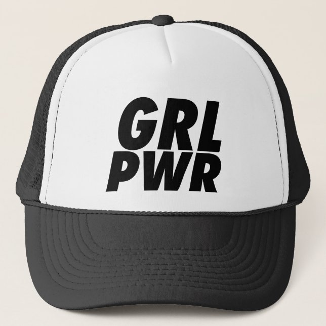 Gorra De Camionero Girl power (Anverso)
