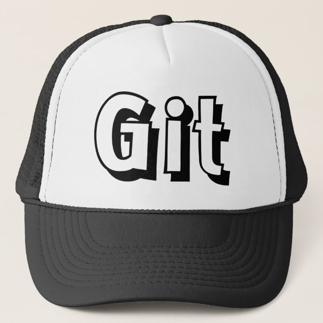 Gorra De Camionero Git (Anverso)