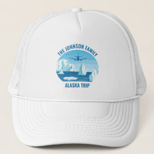 Gorra De Camionero Glaciar personalizado de vacaciones familiares de 