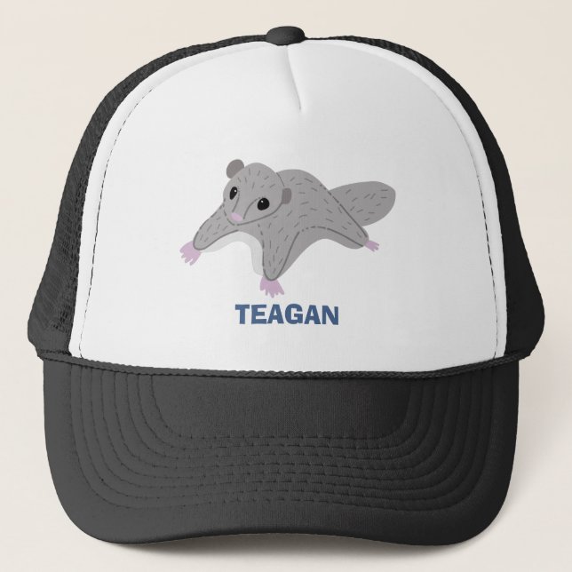 Gorra De Camionero Glider azucarero Personalizado personalizado gris  (Anverso)