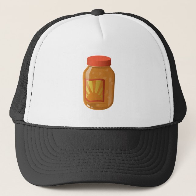 Gorra De Camionero Glitch Comida dulce y salsa agria (Anverso)