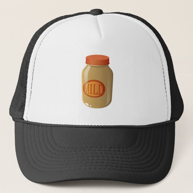 Gorra De Camionero Glitch Comida salsa suave (Anverso)