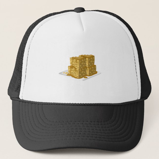 Gorra De Camionero Glitch Food avena (Anverso)