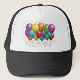 Gorra De Camionero globo_cumpleaños_card_personalizar-r11e61ed9b90742