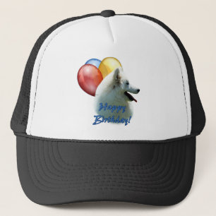 Gorra De Camionero Globo de cumpleaños de Eskie Happy