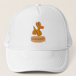 Gorra De Camionero Globo de perro caliente divertido arte de dibujos