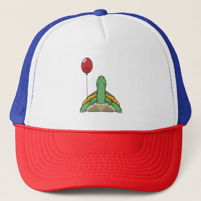Gorra De Camionero Globo de tortuga (Anverso)