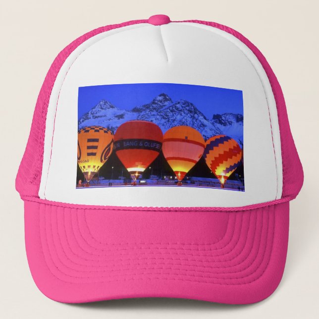 Gorra De Camionero globos coloridos (Anverso)