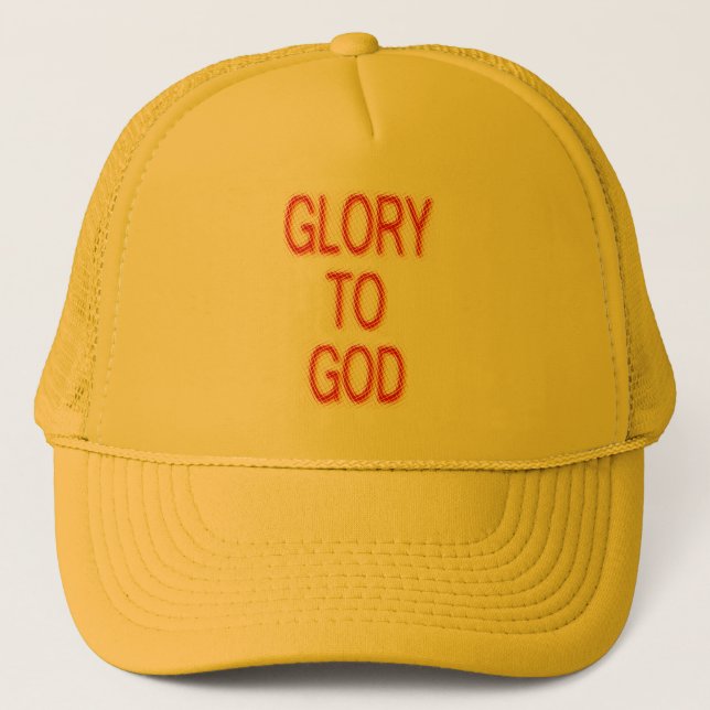 Gorra De Camionero Gloria a Dios (Anverso)
