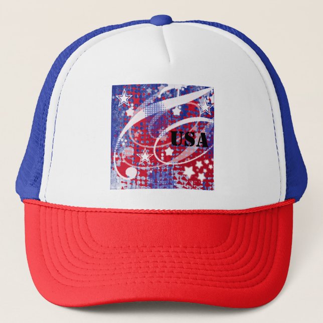 Gorra De Camionero Gloria roja, blanca y azul (Anverso)