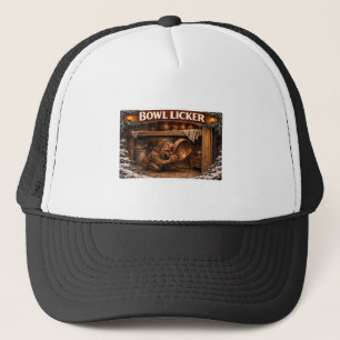 Gorra De Camionero Glotón de Tazón Duende de Yule islandés