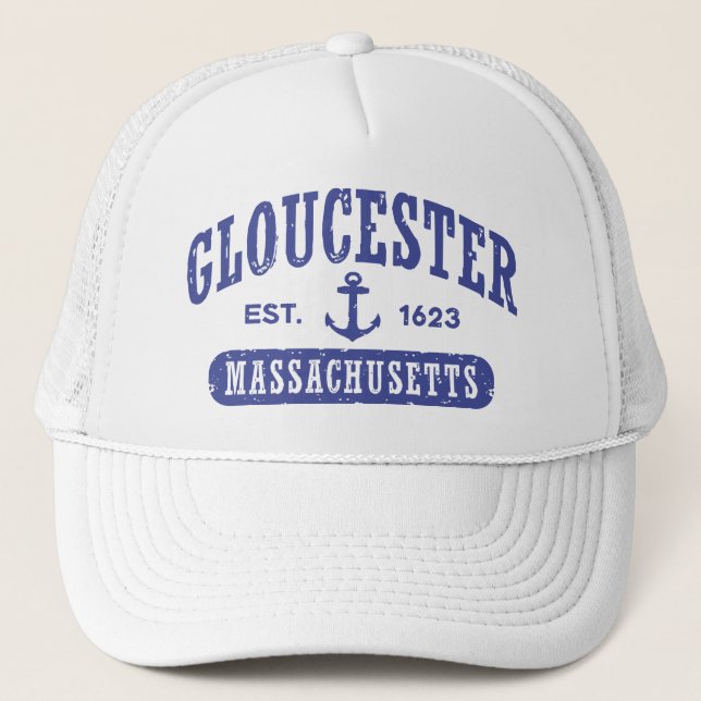 Gorra De Camionero Gloucester Massachusetts (Anverso)
