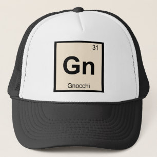 Gorra De Camionero Gn - Símbolo de tabla periódica de química gnoc