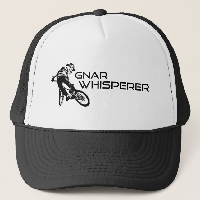 Gorra De Camionero Gnar Whisperer Mountain Biking (Anverso)