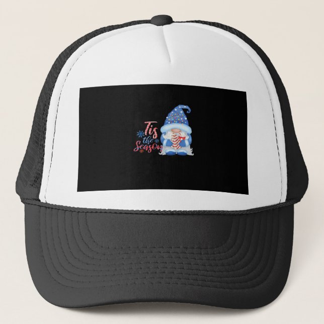 Gorra De Camionero Gnome Tis The Season  (Anverso)