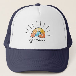 Gorra De Camionero Go and Shine Sunshine Graphic Trucker Hat