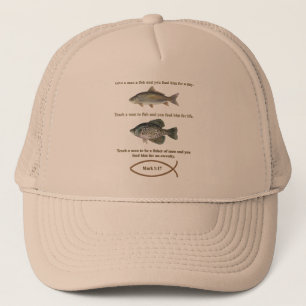 Gorra De Camionero Go Fishing Christian Style