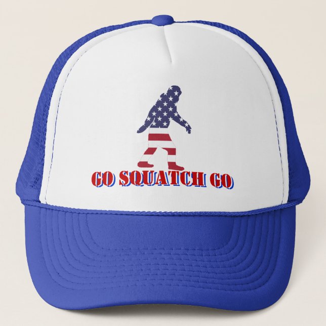 Gorra De Camionero Go Squatch GO EE.UU. (Anverso)