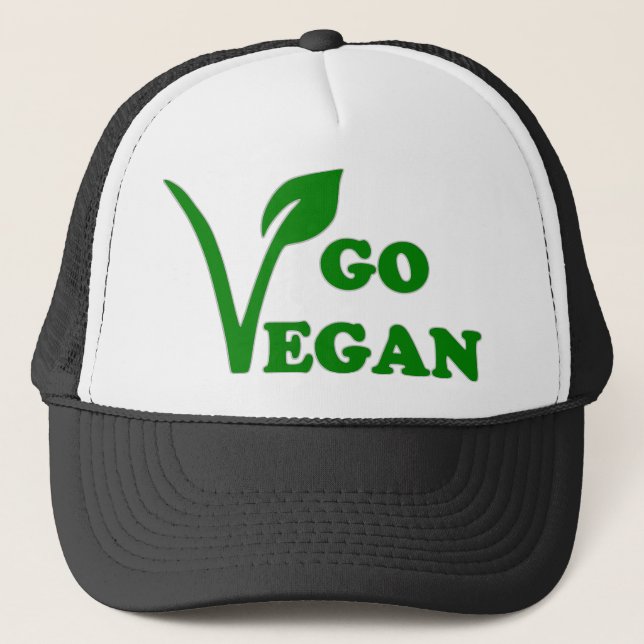 GORRA DE CAMIONERO GO VEGAN (Anverso)