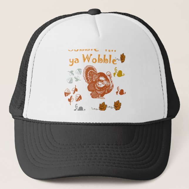 GORRA DE CAMIONERO GOBBLE HILL YA WOBBLE PATTERN 2 (Anverso)