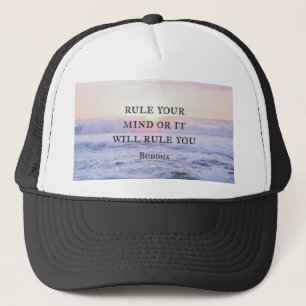 Gorra De Camionero "Gobierna Tu Mente O Te Gobernará" - Buda