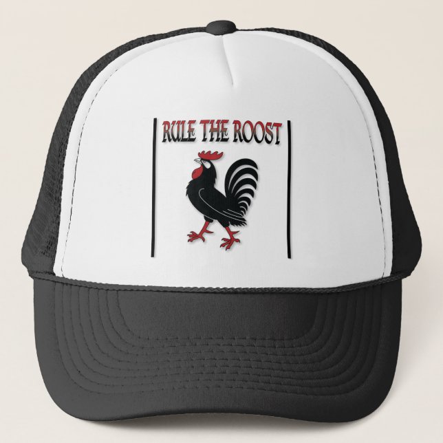 Gorra De Camionero Gobierne el gallinero (Anverso)