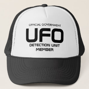 GORRA DE CAMIONERO GOBIERNO OFICIAL, UFO, MIEMBRO DE LA UNIDAD DE LA