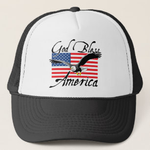 Gorra De Camionero GodBlessAmerica_v3