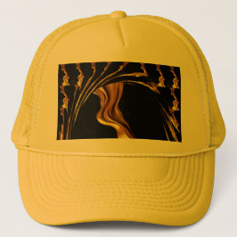 Gorra De Camionero Gold Black Monochrome Christian Achempong 