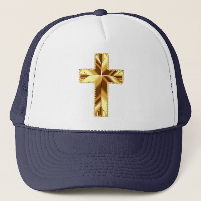GORRA DE CAMIONERO GOLDEN HOLY CROSS (Anverso)