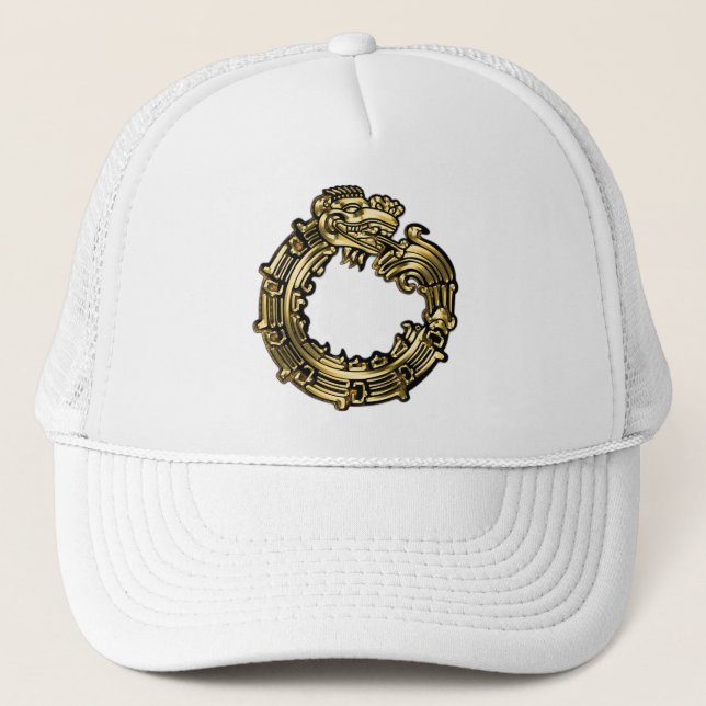 Gorra De Camionero Golden Quetzalcoatl (Anverso)