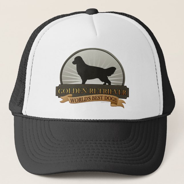 Gorra De Camionero Golden retriever (Anverso)