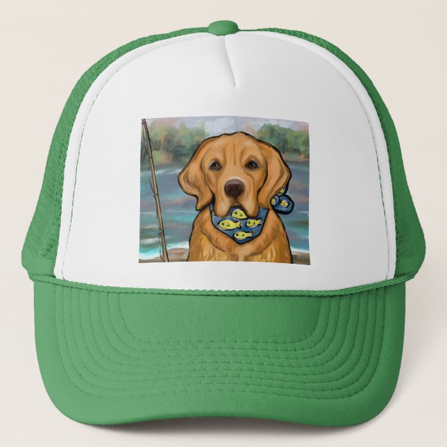 Gorra De Camionero Golden Retriever (Anverso)
