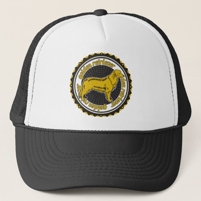 Gorra De Camionero Golden retriever (Anverso)