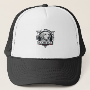 Gorra De Camionero Golden Retriever Lo siento, tengo planes Amante de