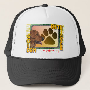 GORRA DE CAMIONERO ¡GOLDEN RETRIEVER! ¡NINGÚN PERRO ORDINARIO!