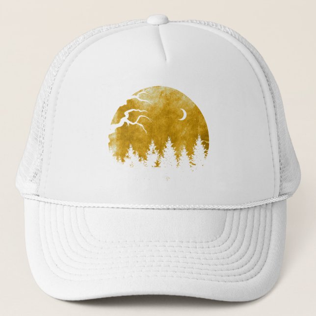 Gorra De Camionero Golden Woods (Anverso)
