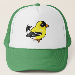 Gorra De Camionero Goldfinch del americano de Birdorable