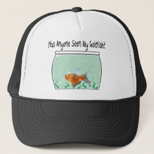 Gorra De Camionero Goldfish y cuenco divertidos