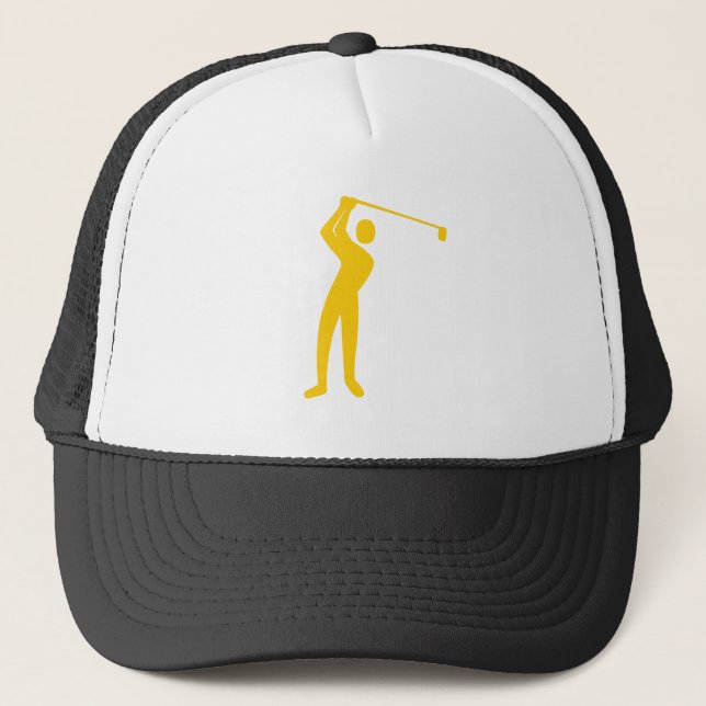 Gorra De Camionero Golf: Amber (Anverso)