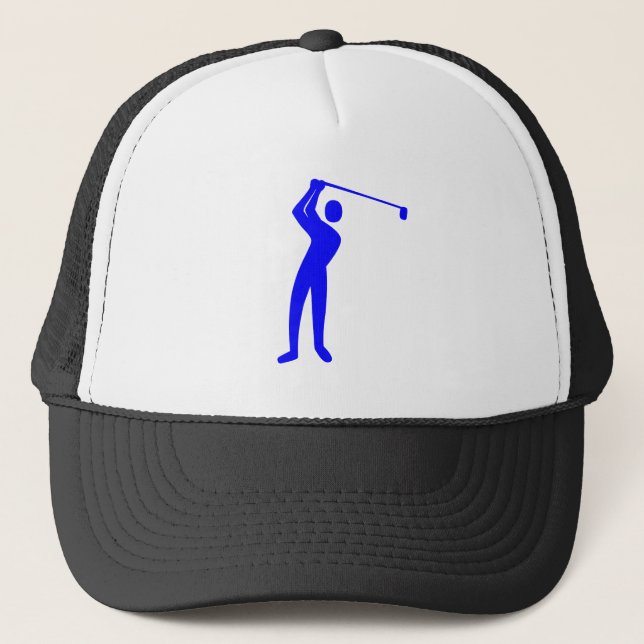 Gorra De Camionero Golf - Azul (Anverso)