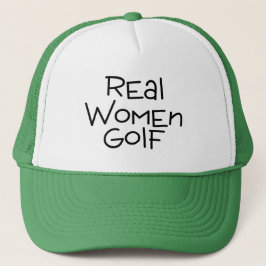 Gorra De Camionero Golf de las mujeres reales