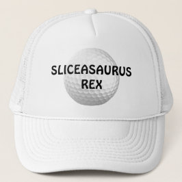 Gorra De Camionero Golf divertido de Sliceasaurus Rex